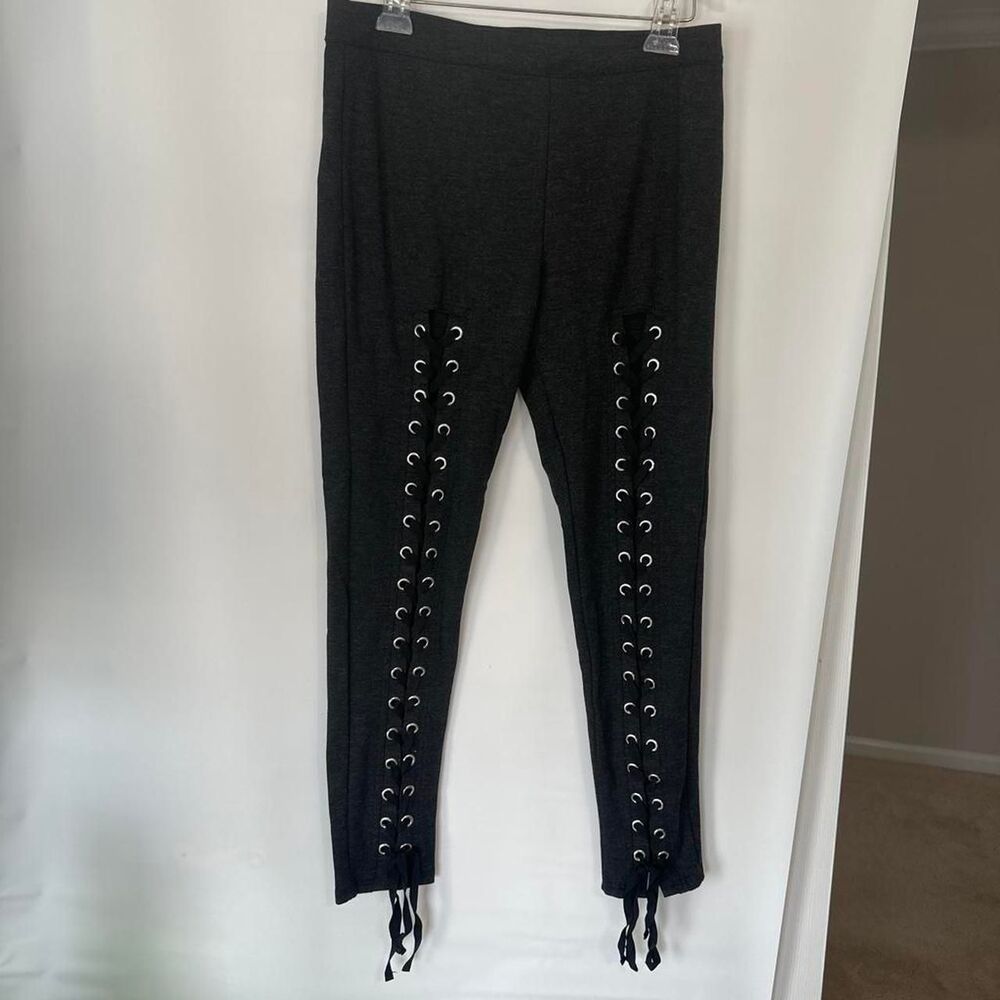 Lovetree-design Women's Grey and Black Leggings